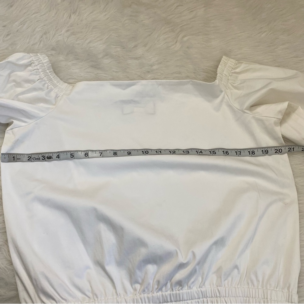 ALEXIE White Off Shoulder Top - Picture 6 of 8